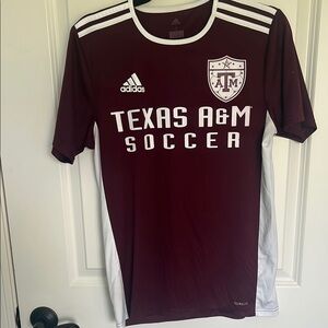 Adidas Maroon Texas A&M Soccer Shirt